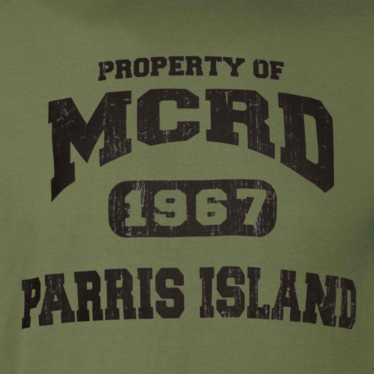 Personalized USMC Property of MCRD 1968 T-Shirt - SGT GRIT