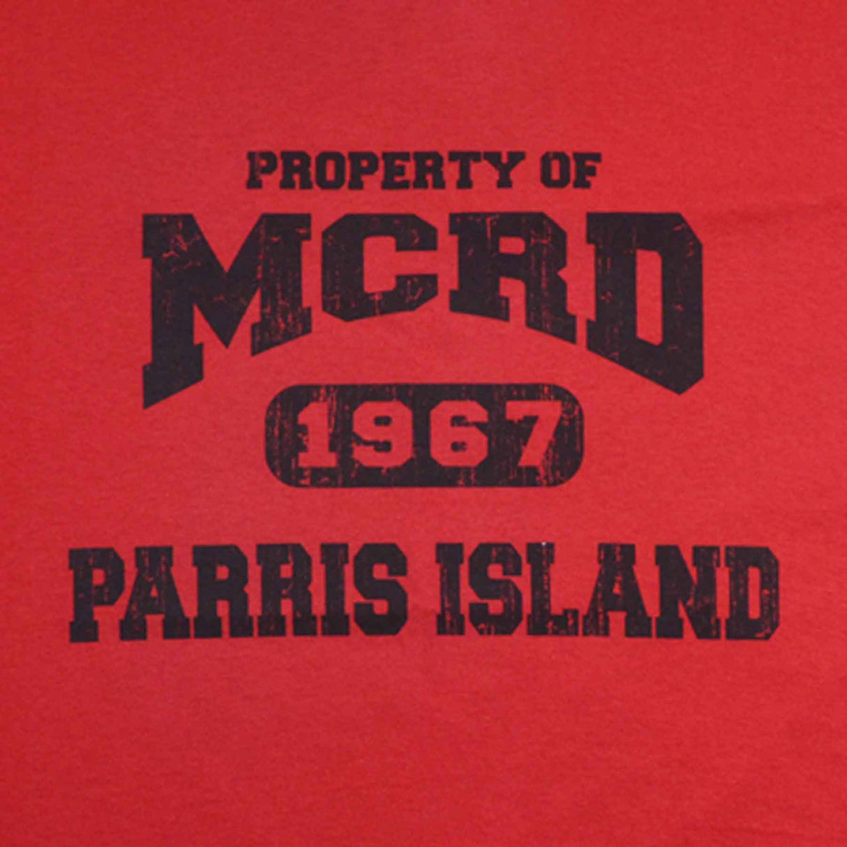 Personalized USMC Property of MCRD 1968 T-Shirt - SGT GRIT