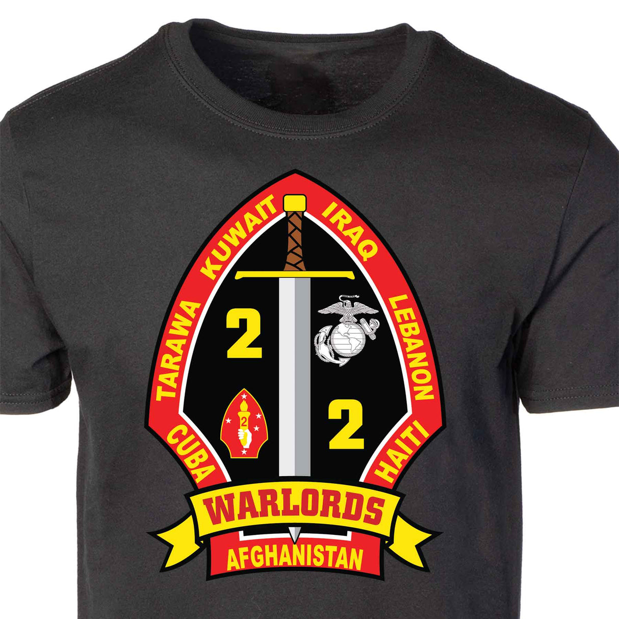 2nd Battalion 2nd Marines T-shirt - SGT GRIT