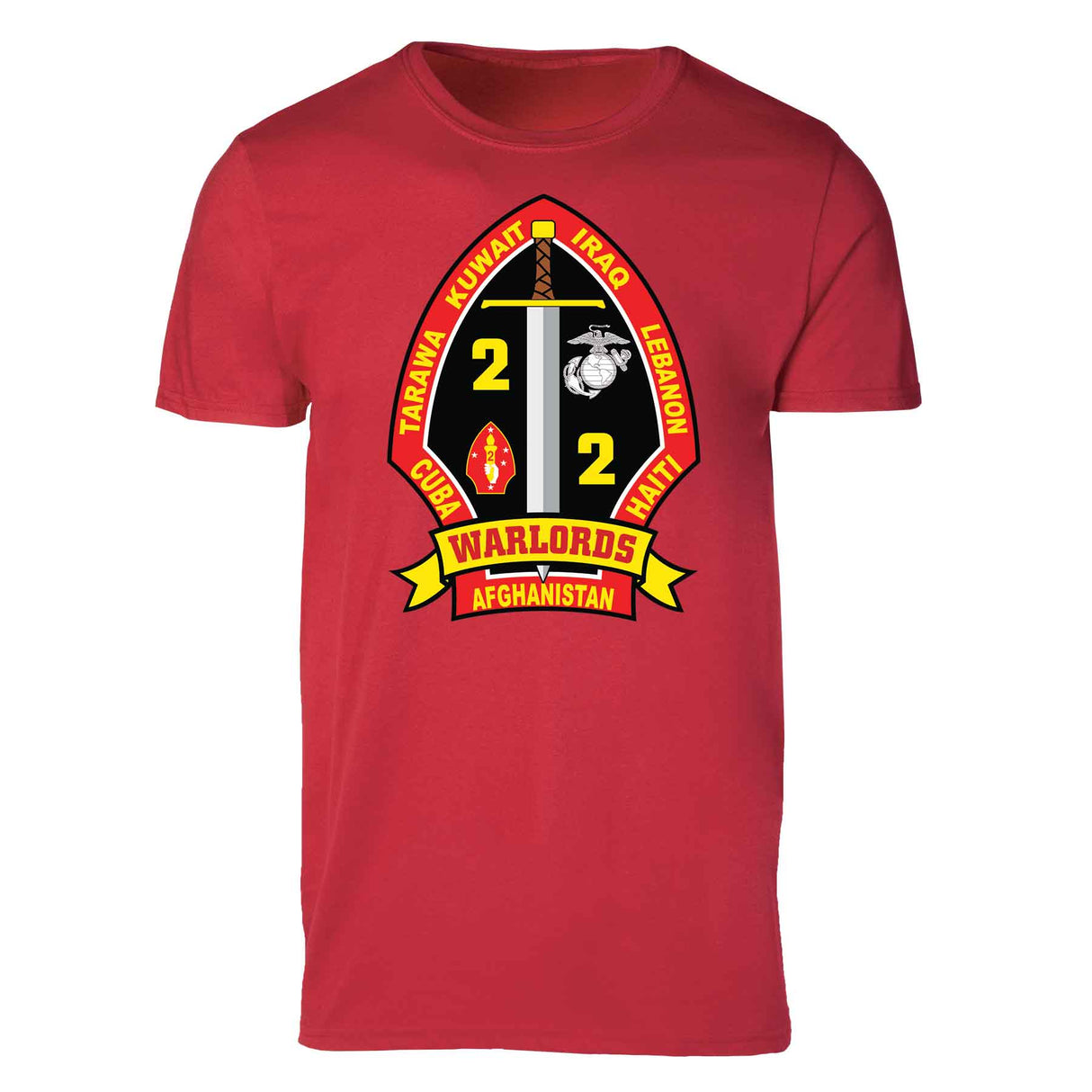 2nd Battalion 2nd Marines T-shirt - SGT GRIT