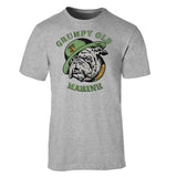 Grumpy Old Marine Bulldog Mascot T-shirt - SGT GRIT