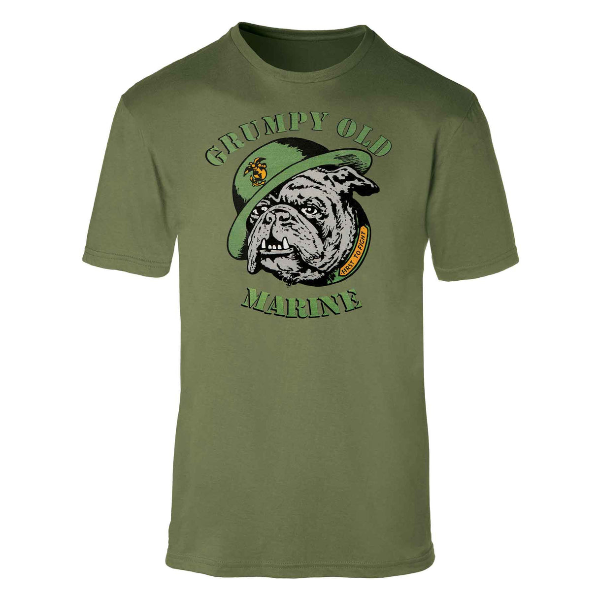 Grumpy Old Marine Bulldog Mascot T-shirt - SGT GRIT