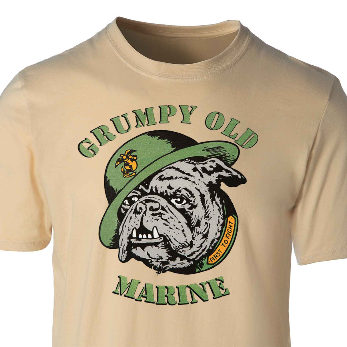 Grumpy Old Marine Bulldog Mascot T-shirt - SGT GRIT