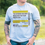 Medicated For Your Protection T-shirt - SGT GRIT