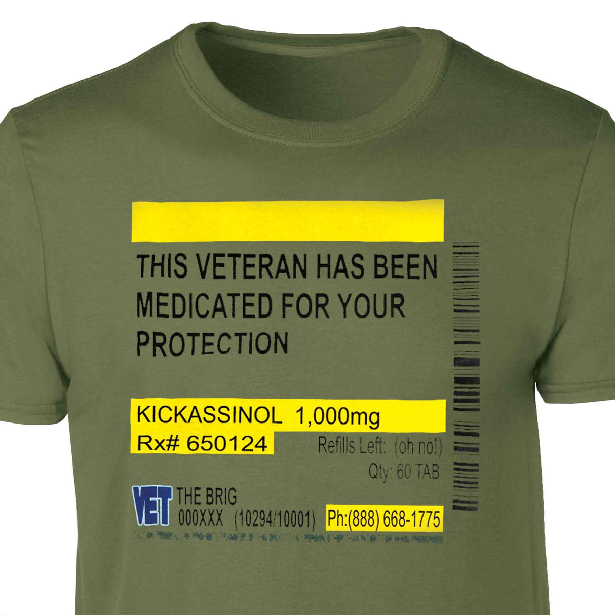 Medicated For Your Protection T-shirt - SGT GRIT