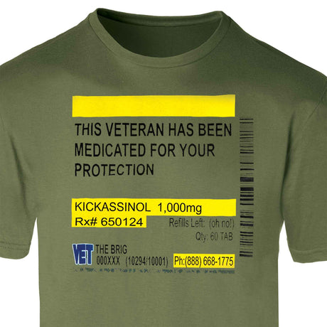 Medicated For Your Protection T-shirt - SGT GRIT