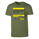 Medicated For Your Protection T-shirt - SGT GRIT