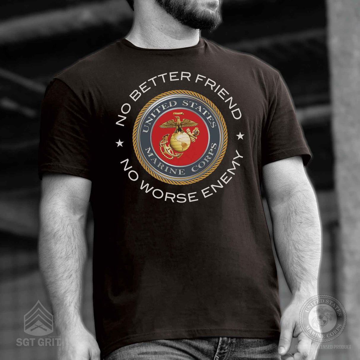 No Better Friend Full Front T-Shirt - SGT GRIT