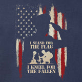 Stand for the Flag, Kneel for the Fallen T-Shirt - SGT GRIT