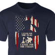 Stand for the Flag, Kneel for the Fallen T-Shirt - SGT GRIT