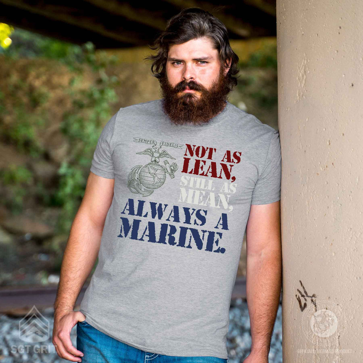 Not As Lean Full Front T-Shirt - SGT GRIT