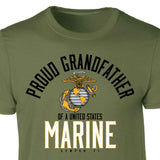 Personalized Proud "Family" Of A United States Marine T-Shirt - SGT GRIT