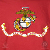 Marines EGA Emblem T-Shirt Red S-5XL - SGT GRIT