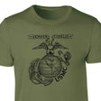 Large Eagle, Globe, and Anchor T-shirt - SGT GRIT