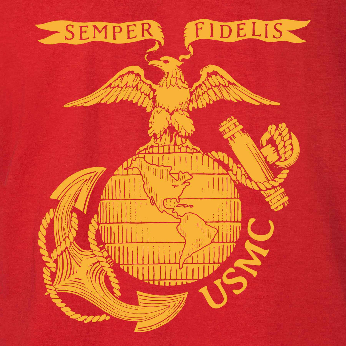 Large Eagle, Globe, and Anchor T-shirt - SGT GRIT