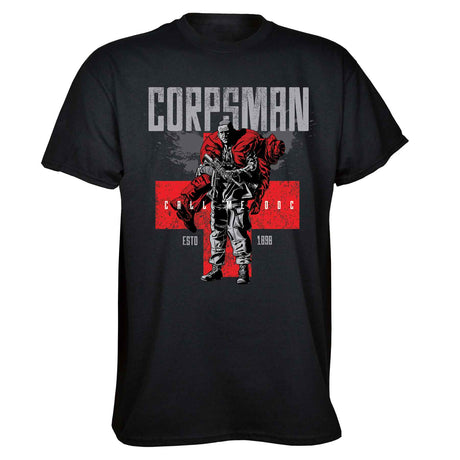 Corpsman Full Front T-shirt - SGT GRIT