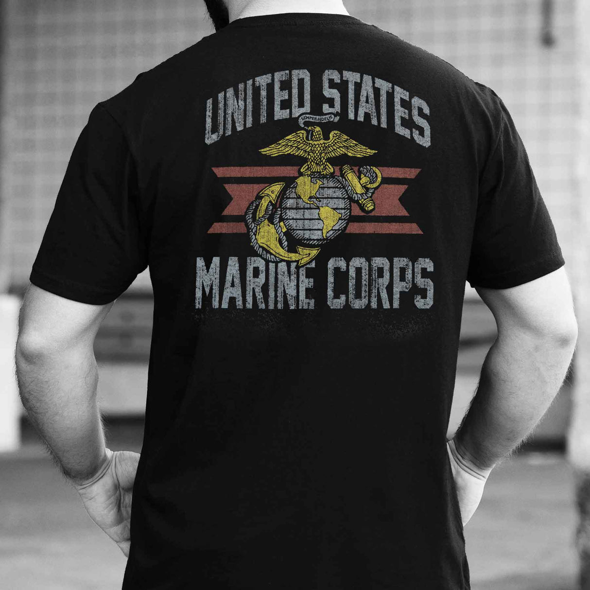 Marines Vintage Pocket T-Shirt - SGT GRIT