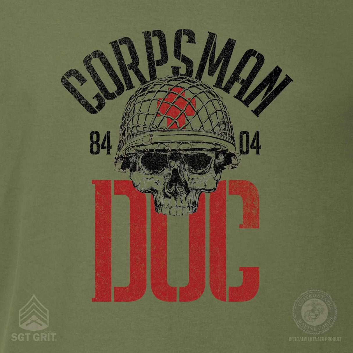 Corpsman DOC T-shirt - SGT GRIT