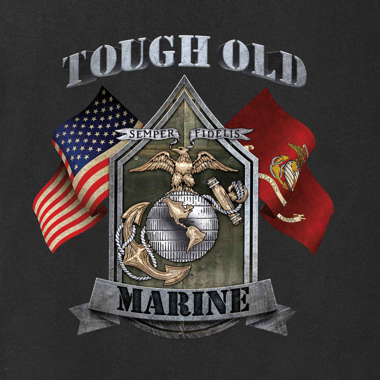 Tough Old Marine T-shirt