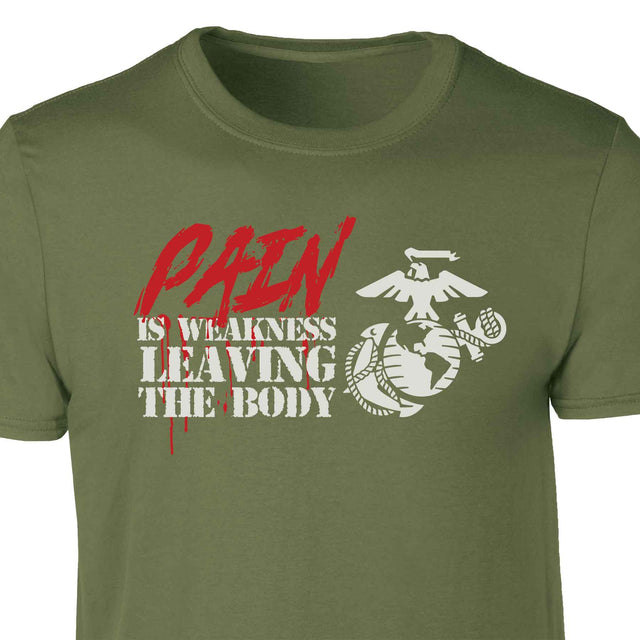 Pain Is Weakness Leaving the Body T-shirt - SGT GRIT