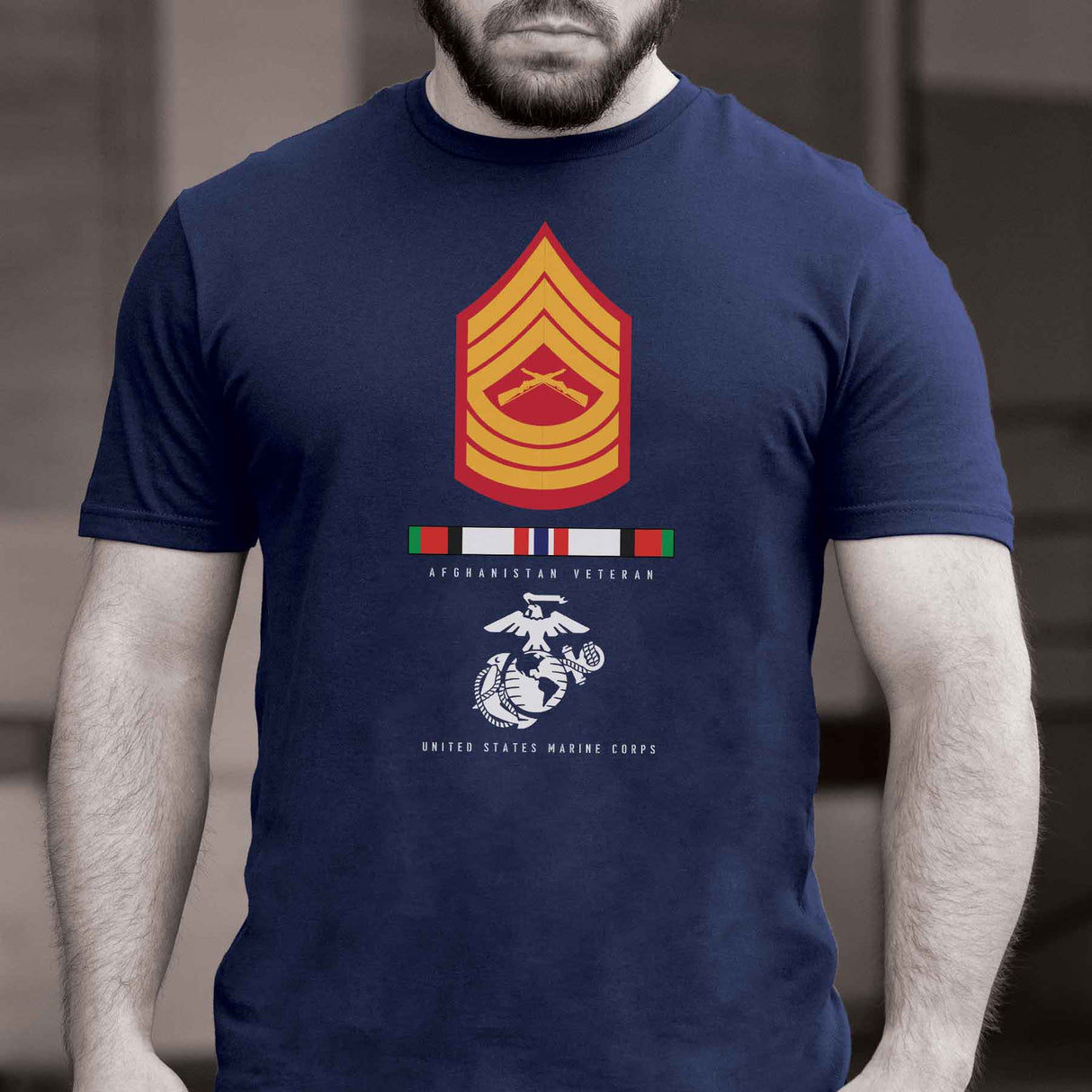 Choose Your Conflict And Rank - Dress Blues T-shirt - SGT GRIT