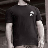 USMC Graphic "Marines Smile Back" Skull T-shirt - SGT GRIT