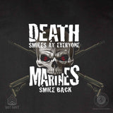 USMC Graphic "Marines Smile Back" Skull T-shirt - SGT GRIT