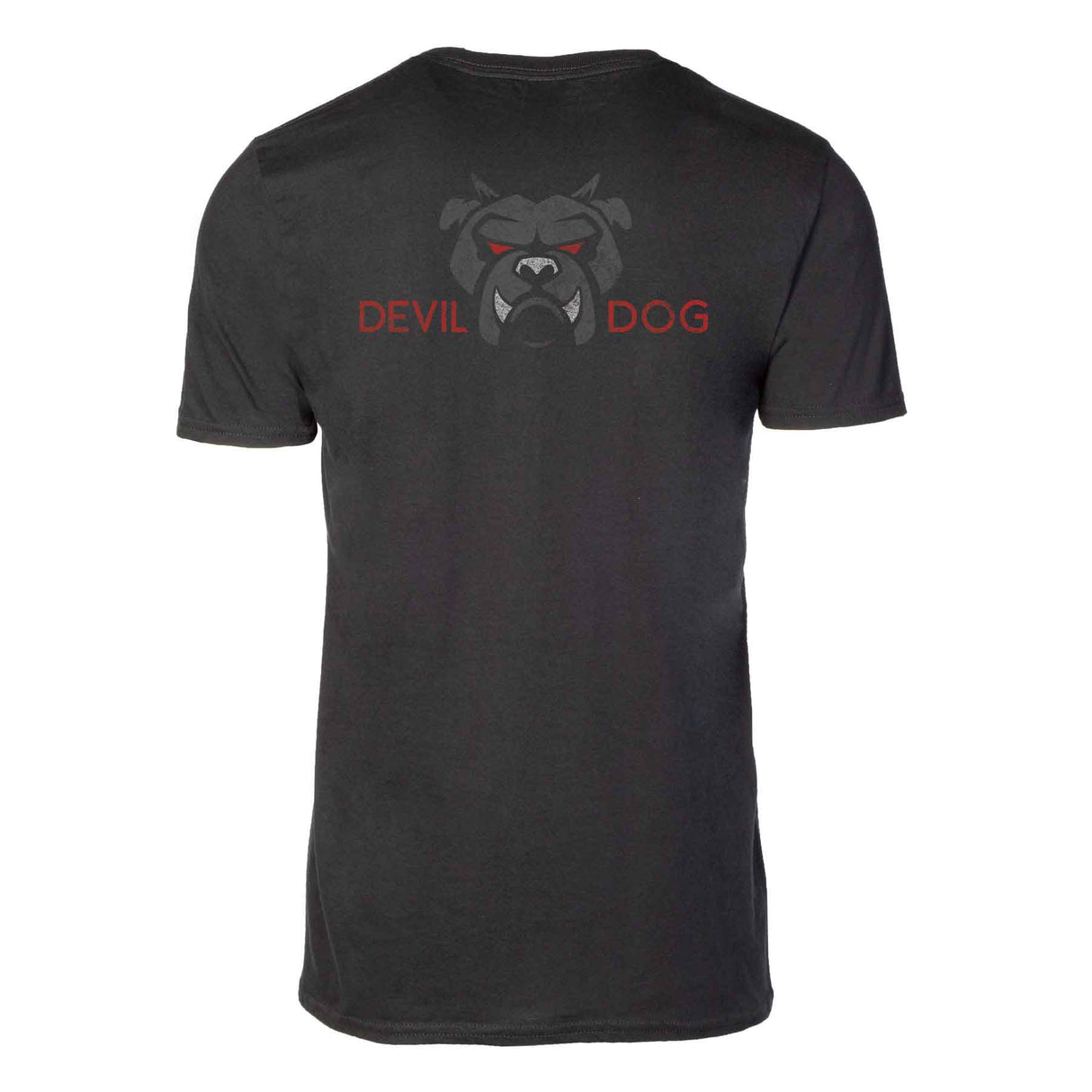 Devil Dog Back With Left Chest T-shirt - SGT GRIT