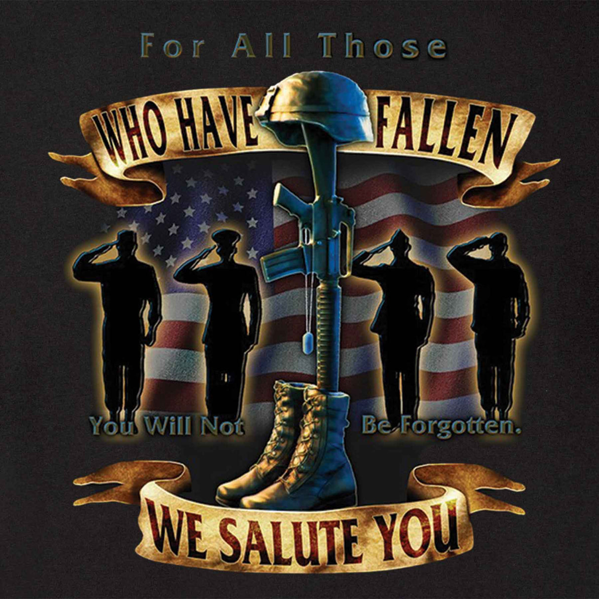 We Salute You T-shirt - SGT GRIT