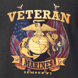 Marine Corps Veteran T-Shirt with EGA - SGT GRIT