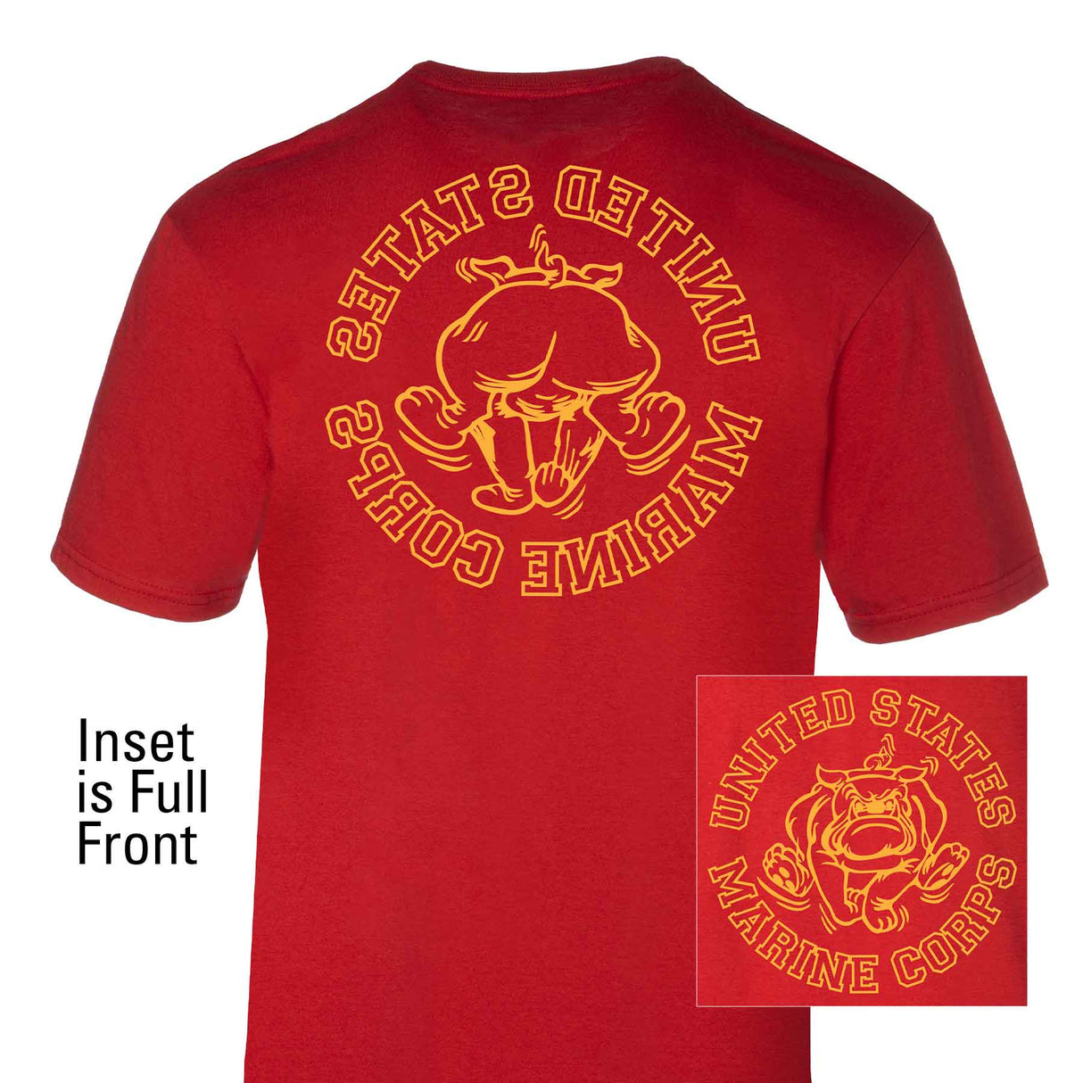 Marine Corps Bulldog Mascot Graphic T-shirt - SGT GRIT