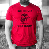 Marine Graphic 'Careful Son' Short-Sleeve T-shirt - SGT GRIT