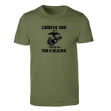 Marine Graphic 'Careful Son' Short-Sleeve T-shirt - SGT GRIT