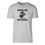 Marine Graphic 'Careful Son' Short-Sleeve T-shirt - SGT GRIT