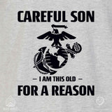 Marine Graphic 'Careful Son' Short-Sleeve T-shirt - SGT GRIT