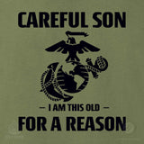 Marine Graphic 'Careful Son' Short-Sleeve T-shirt - SGT GRIT