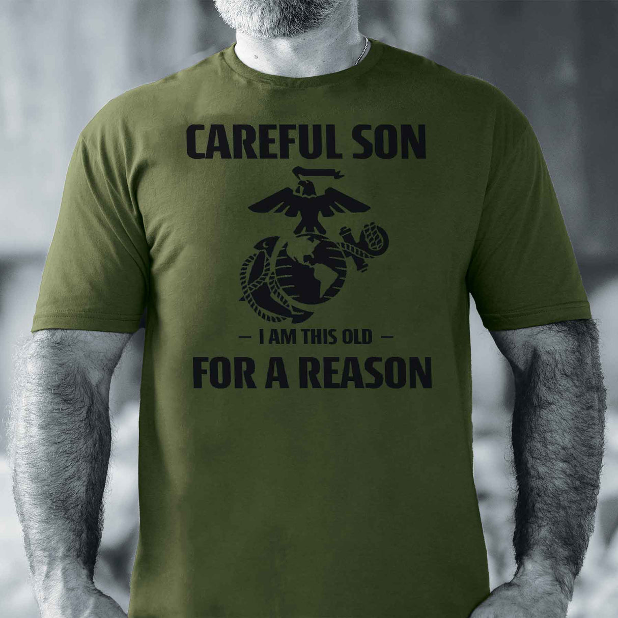 Marine Graphic 'Careful Son' Short-Sleeve T-shirt - SGT GRIT