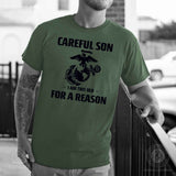 Marine Graphic 'Careful Son' Short-Sleeve T-shirt - SGT GRIT