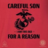 Marine Graphic 'Careful Son' Short-Sleeve T-shirt - SGT GRIT