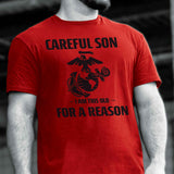 Marine Graphic 'Careful Son' Short-Sleeve T-shirt - SGT GRIT