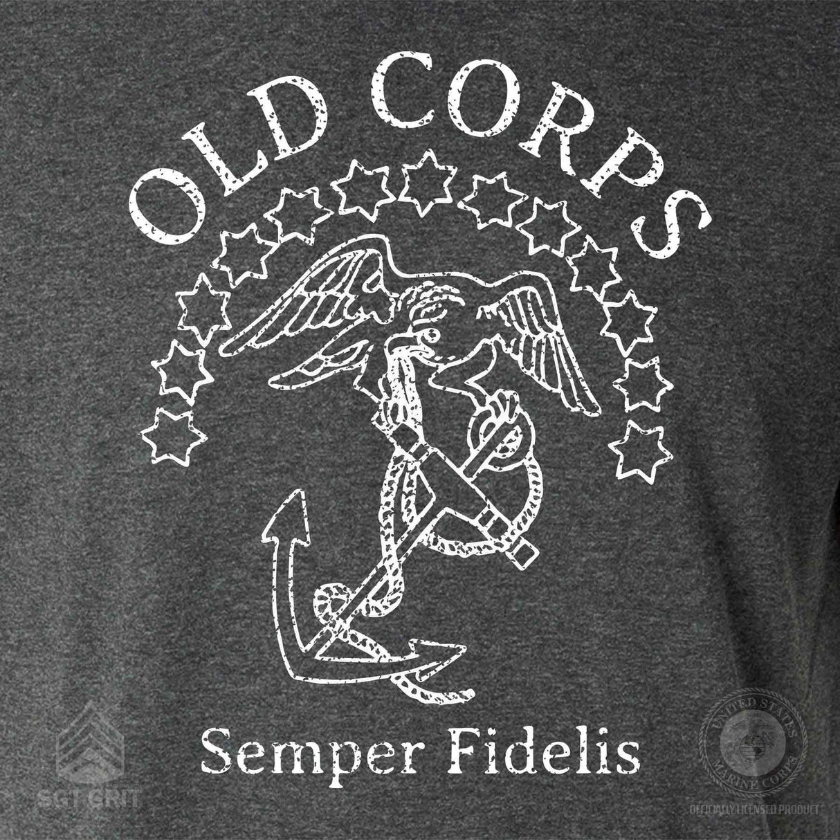 Old Corps Heathered T-shirt - SGT GRIT