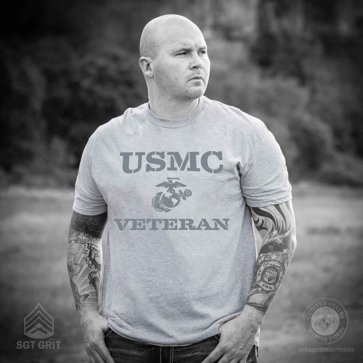 USMC Veteran T-shirt - SGT GRIT