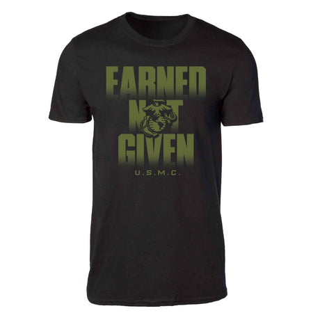 USMC Earned Not Given T-shirt - SGT GRIT