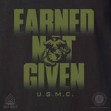 USMC Earned Not Given T-shirt - SGT GRIT