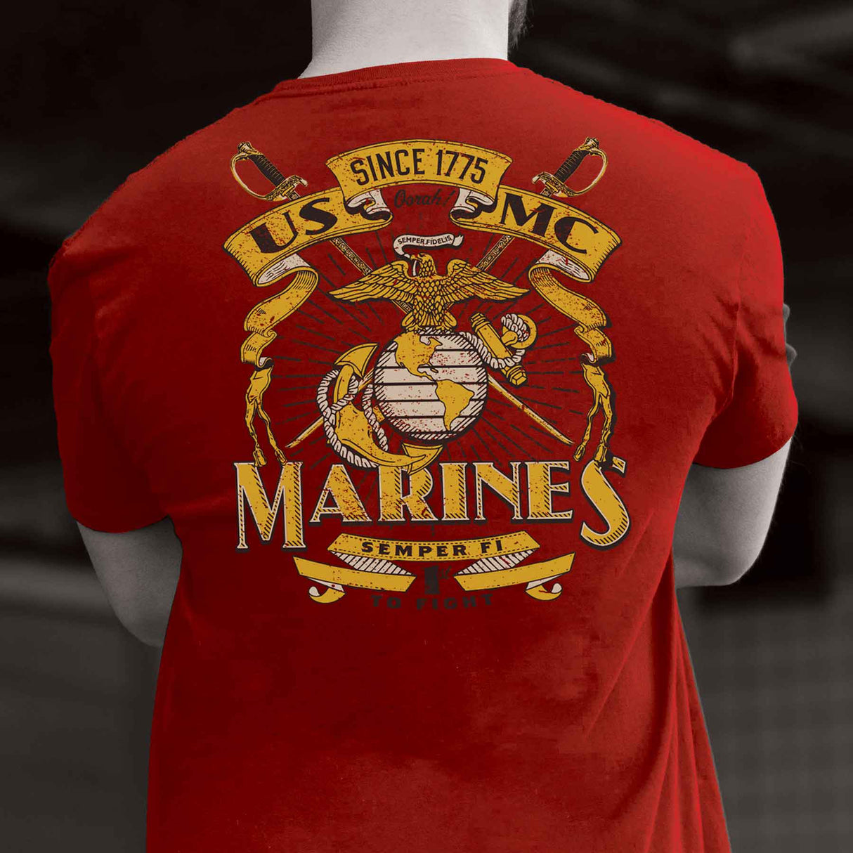 USMC Vintage Banners T-shirt - SGT GRIT