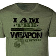 I Am The Weapon USMC T-shirt - SGT GRIT