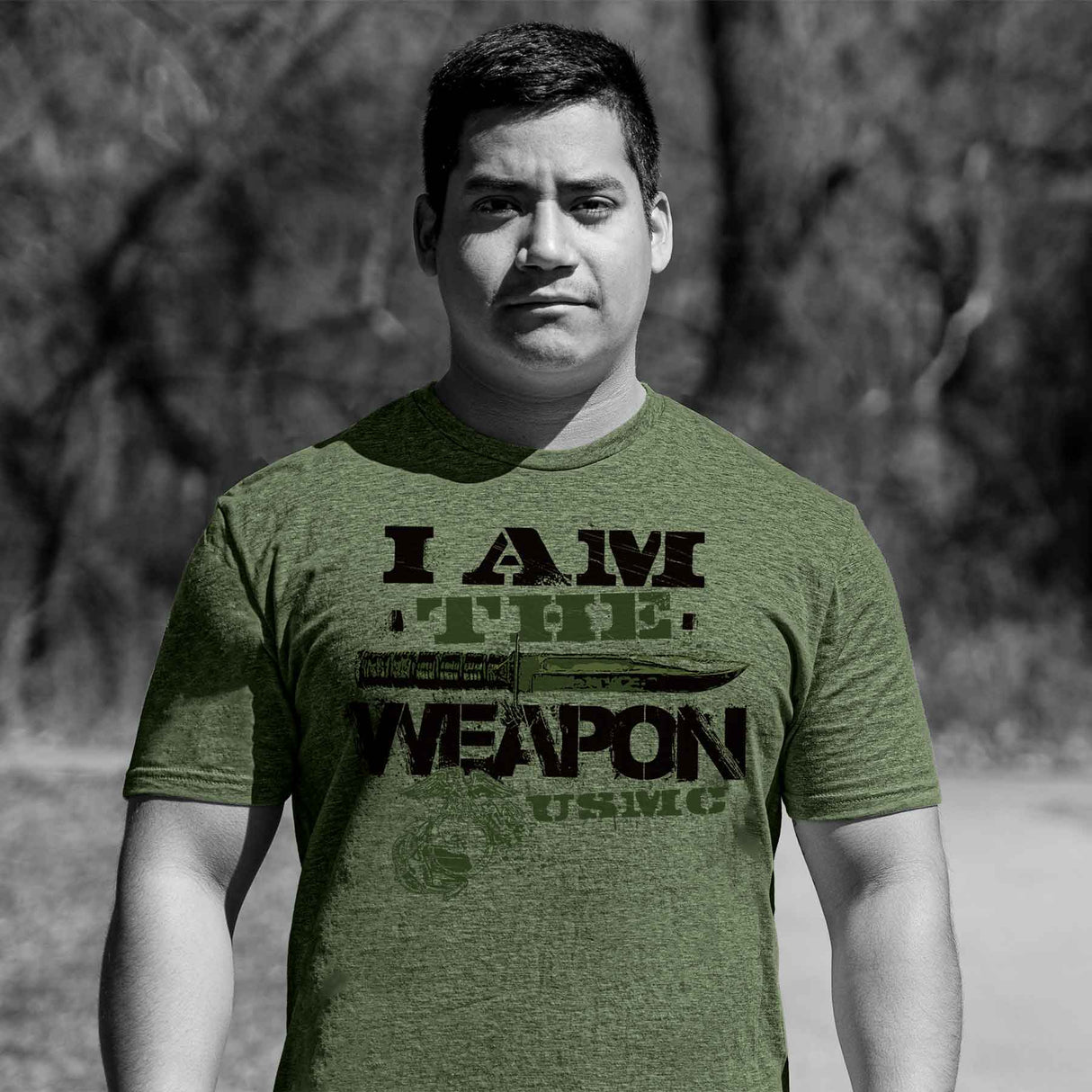 I Am The Weapon USMC T-shirt - SGT GRIT