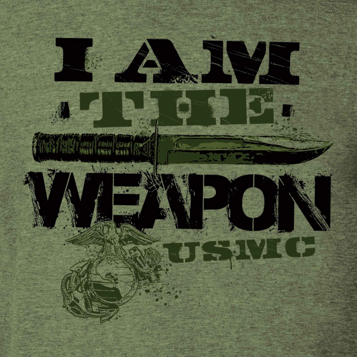 I Am The Weapon USMC T-shirt - SGT GRIT