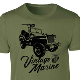 Vintage Marine Jeep T-shirt - SGT GRIT