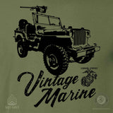 Vintage Marine Jeep T-shirt - SGT GRIT